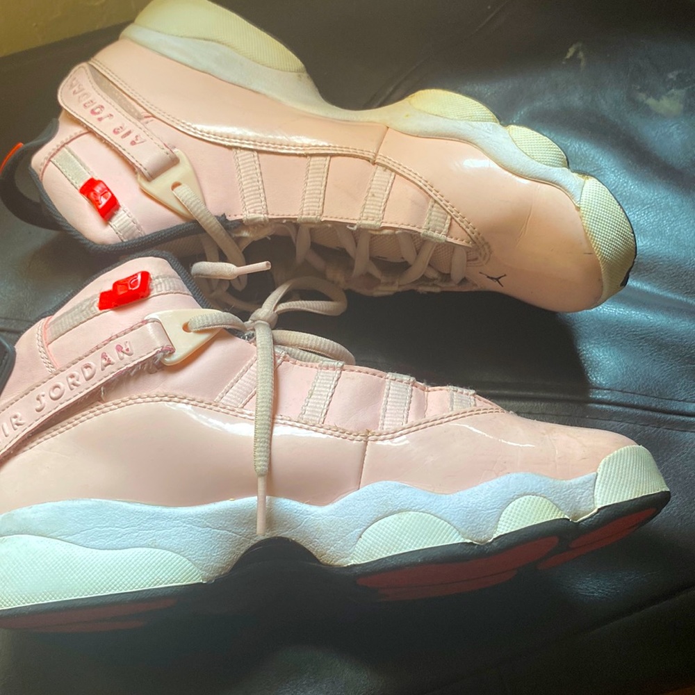 Pink Jordan 6 Rings.  Size 6.5Y